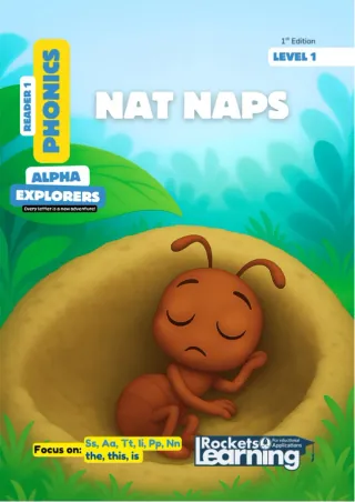 Alpha Explorers decodable reader 1: Nat Naps